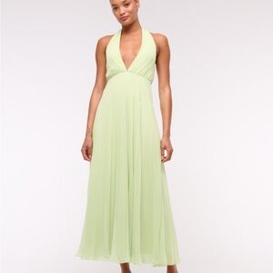Abercrombie & Fitch Light Green Maxi Dress